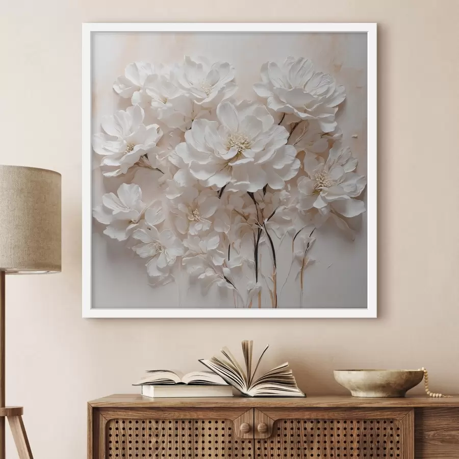 Papier peint Fleurs sur tiges sombres f41042