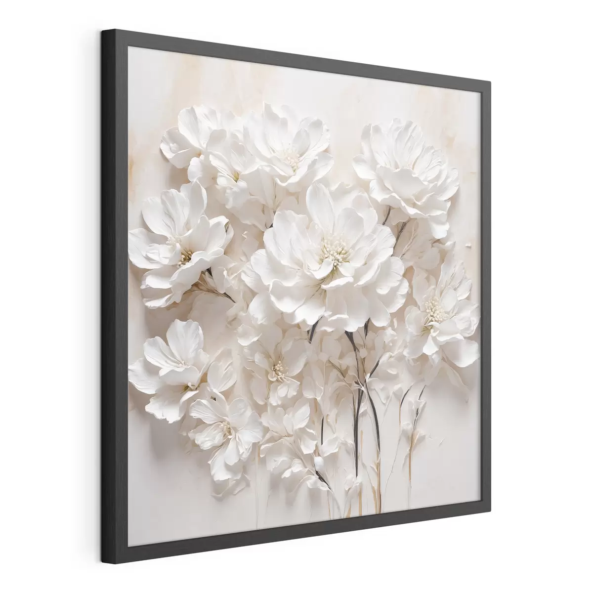 Poster Fleurs sur tiges sombres f41042