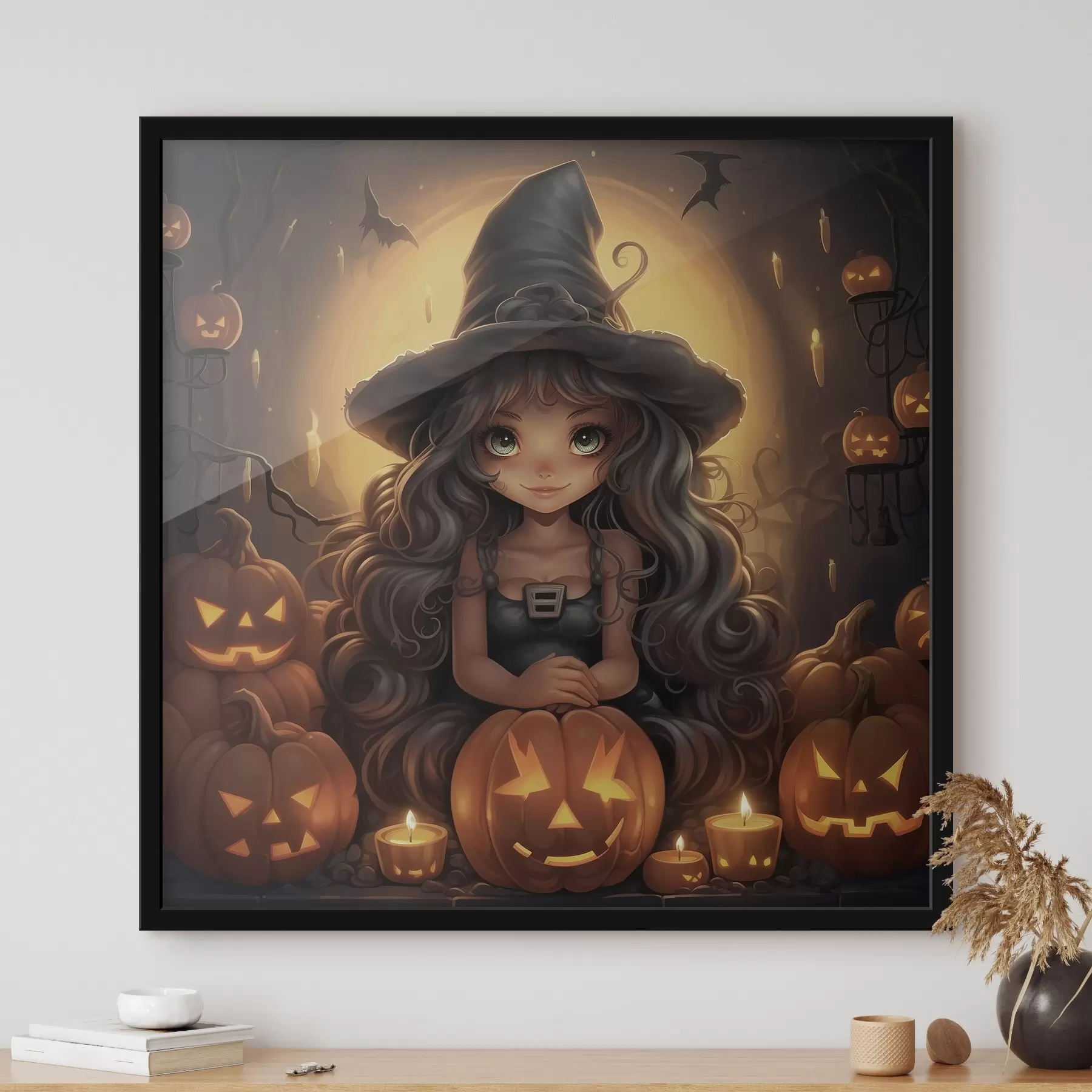 Papier peint Fille sorcière f41110