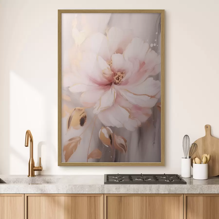 Papier peint Fleur rose f41061