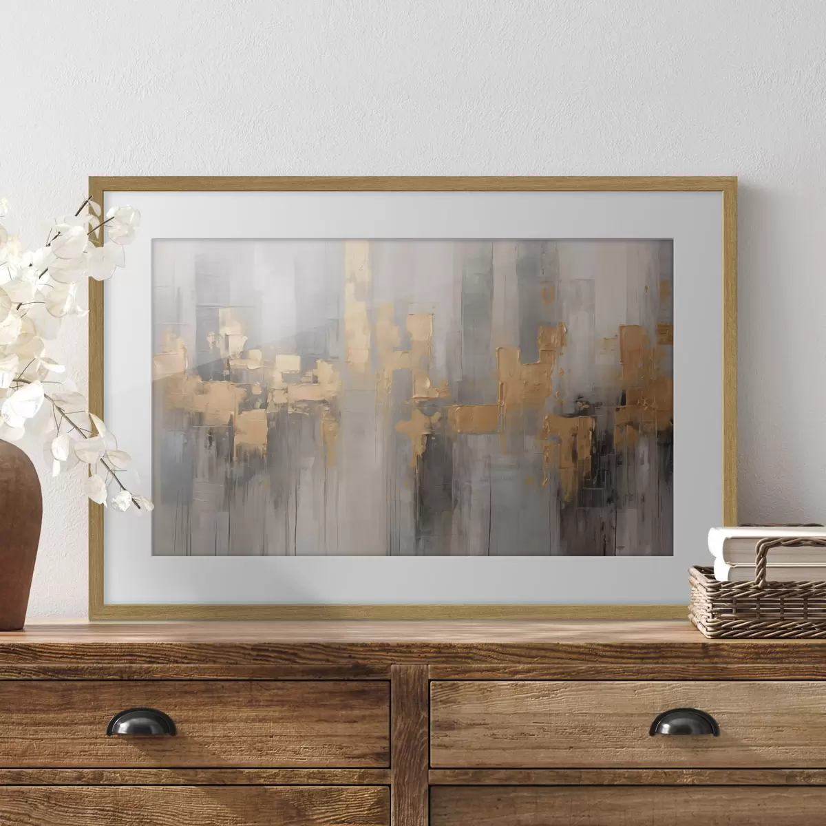 Poster Ville et lueur f41064
