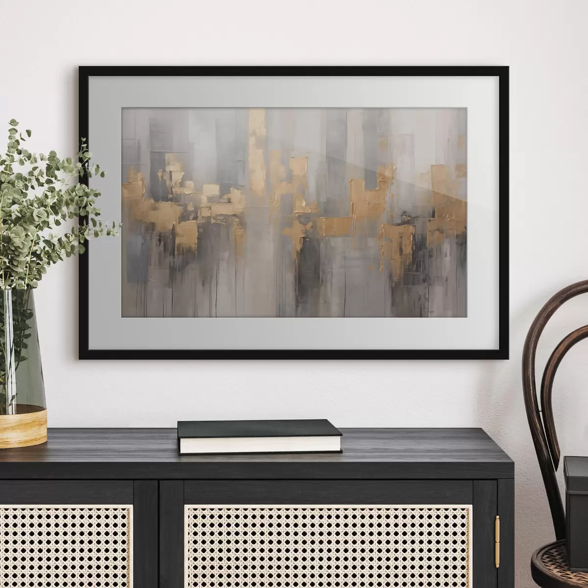 Poster Ville et lueur f41064