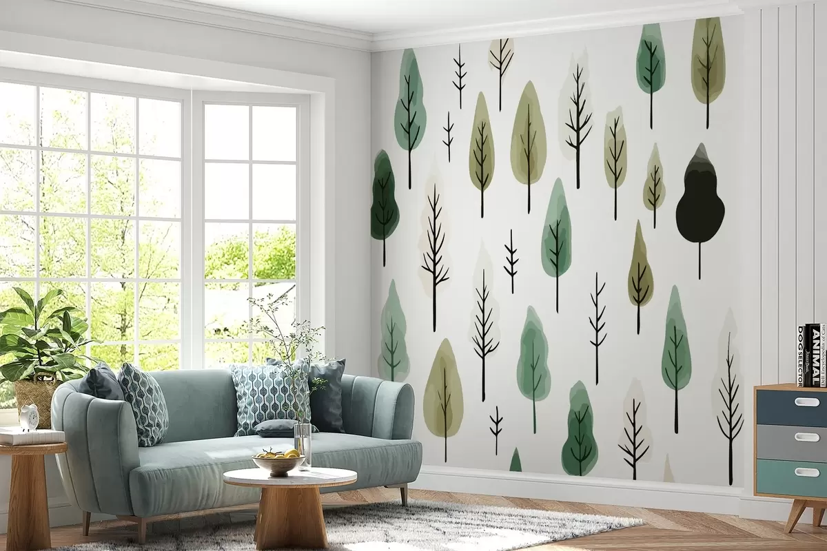 Papier peint Arbres w01849