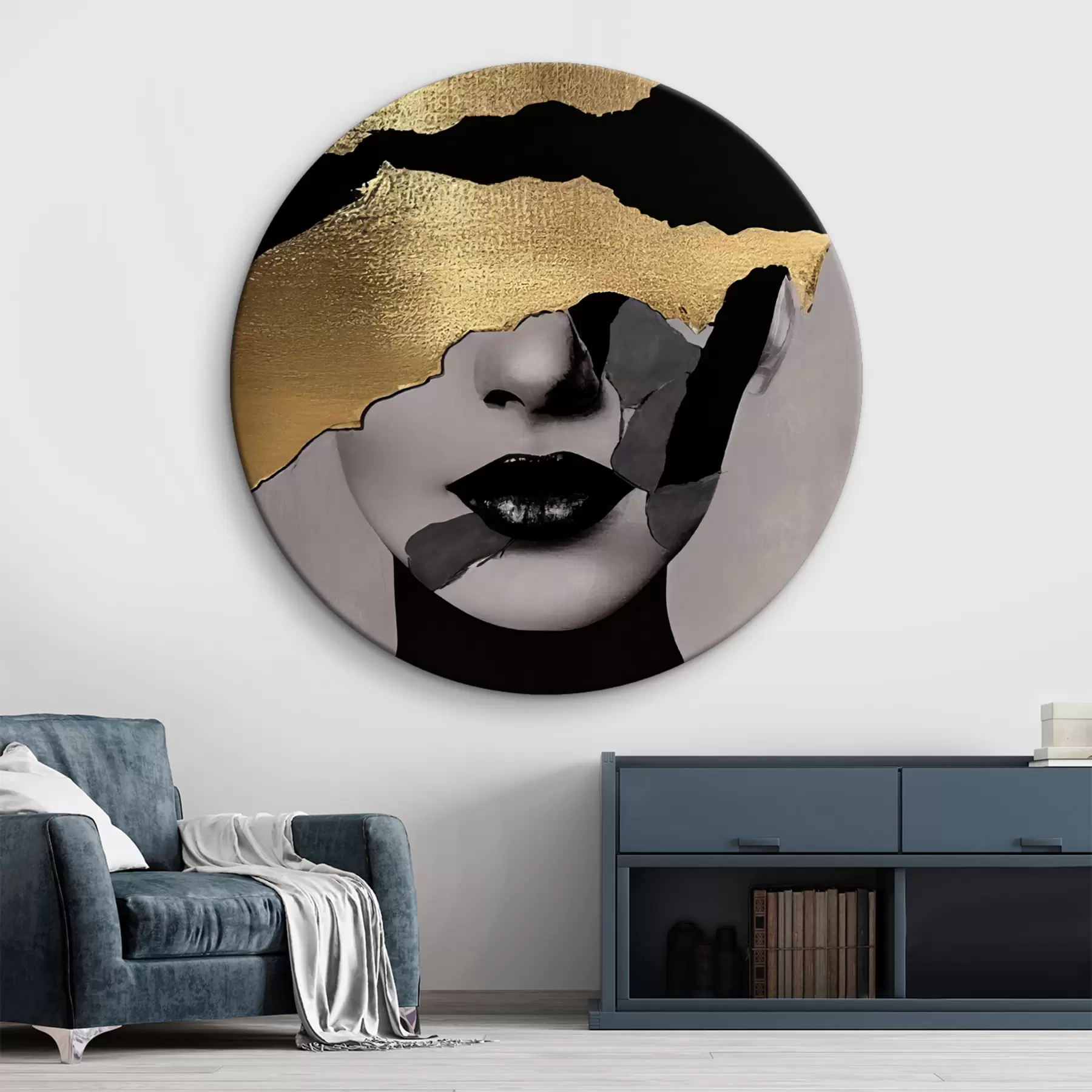 Tableau Une élégance fragmentée aux contrastes audacieux r35520