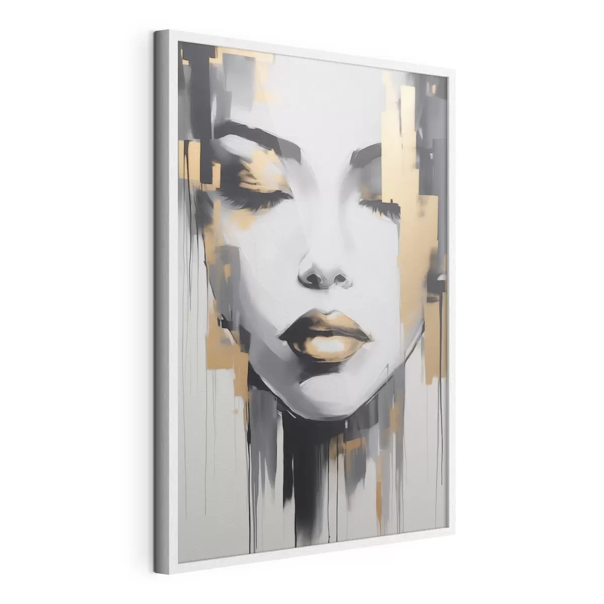 Poster Fille abstraction style moderne f41327