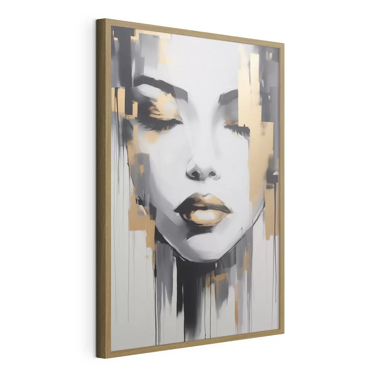 Poster Fille abstraction style moderne f41327