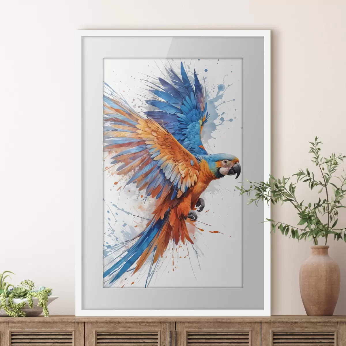 Poster Oiseaux et pause f41250