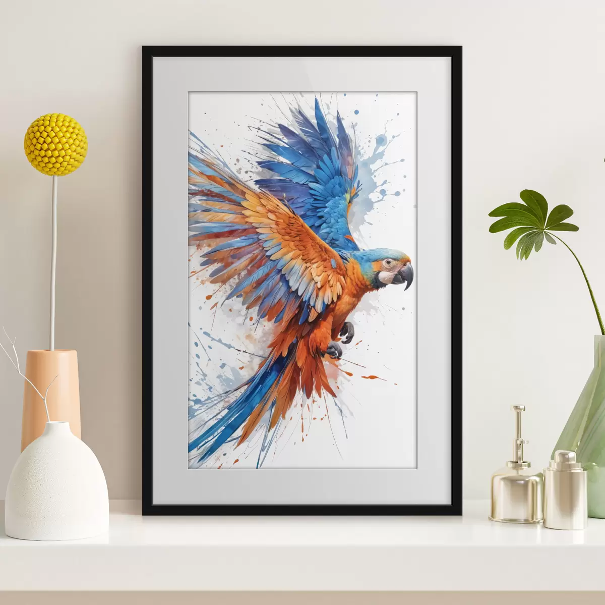 Poster Oiseaux et pause f41250