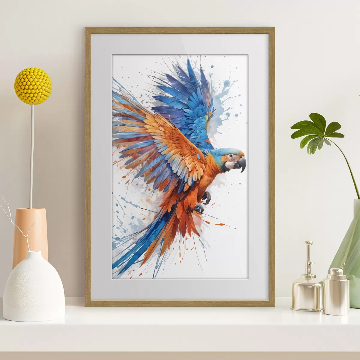 Poster Oiseaux et pause f41250
