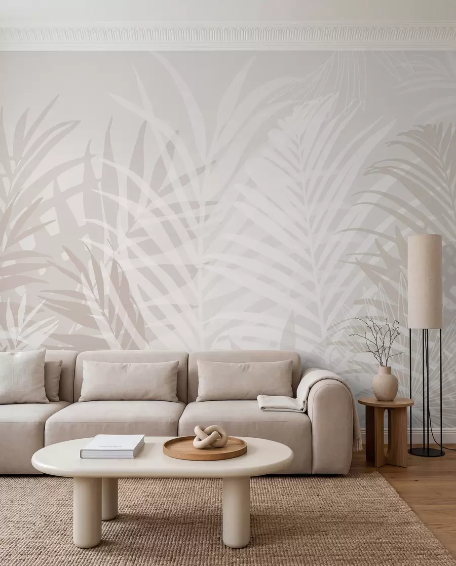 Papier peint Feuilles tropicales tendance w02026v2