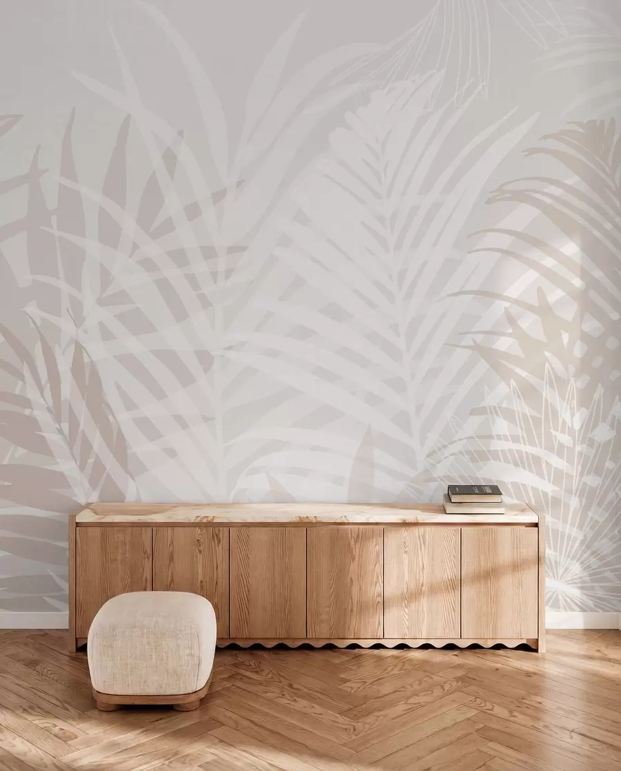 Papier peint Feuilles tropicales tendance w02026v2