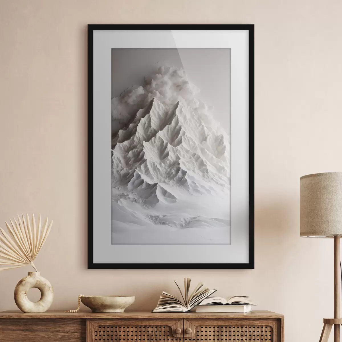Poster Montagne de neige f41306