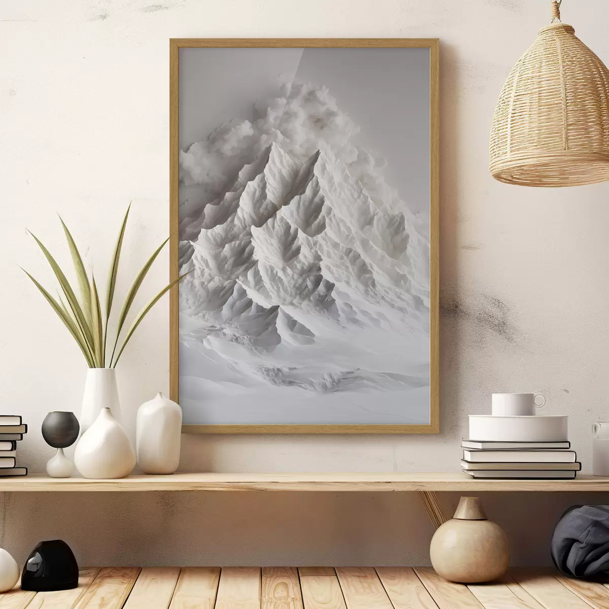 Poster Montagne de neige f41306