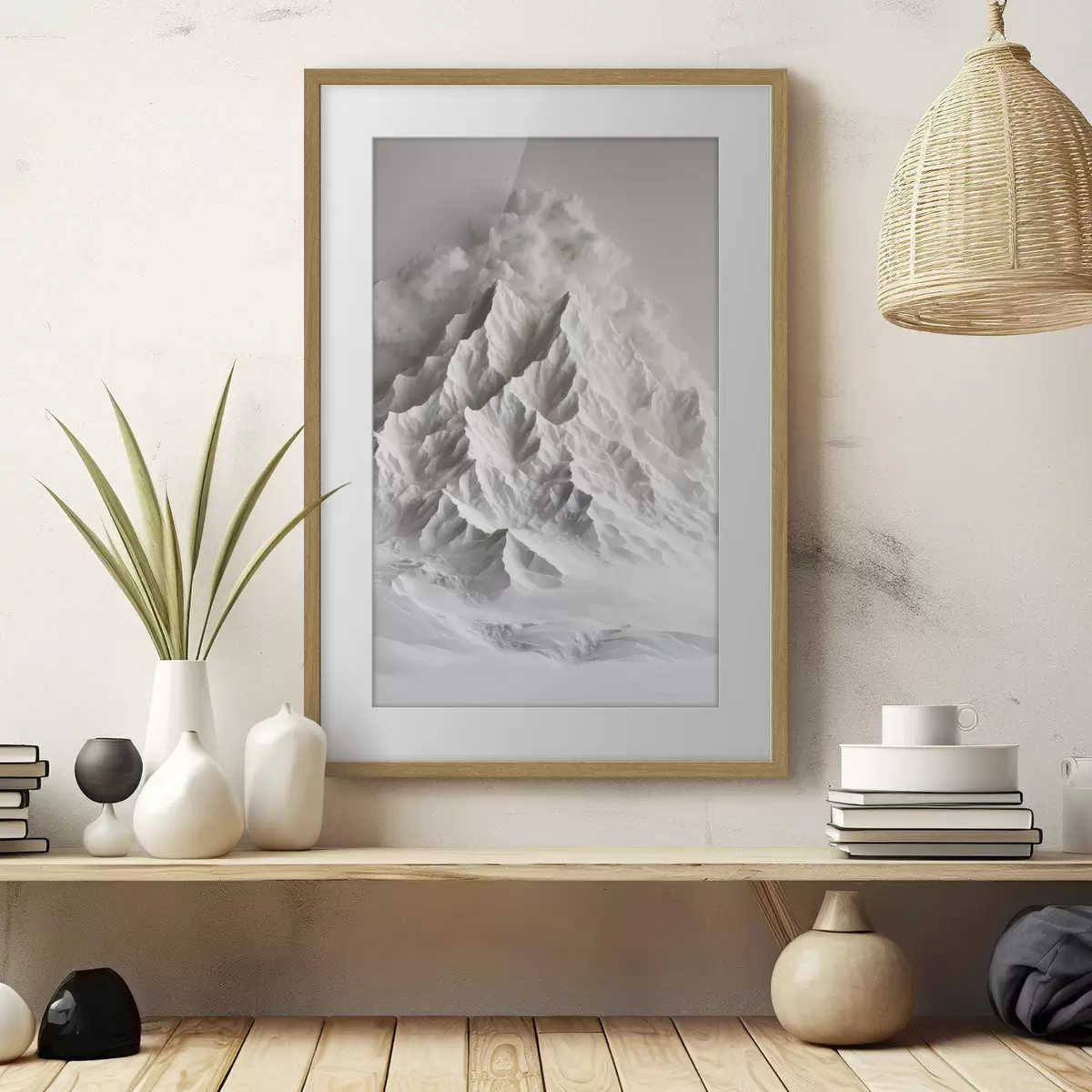 Poster Montagne de neige f41306