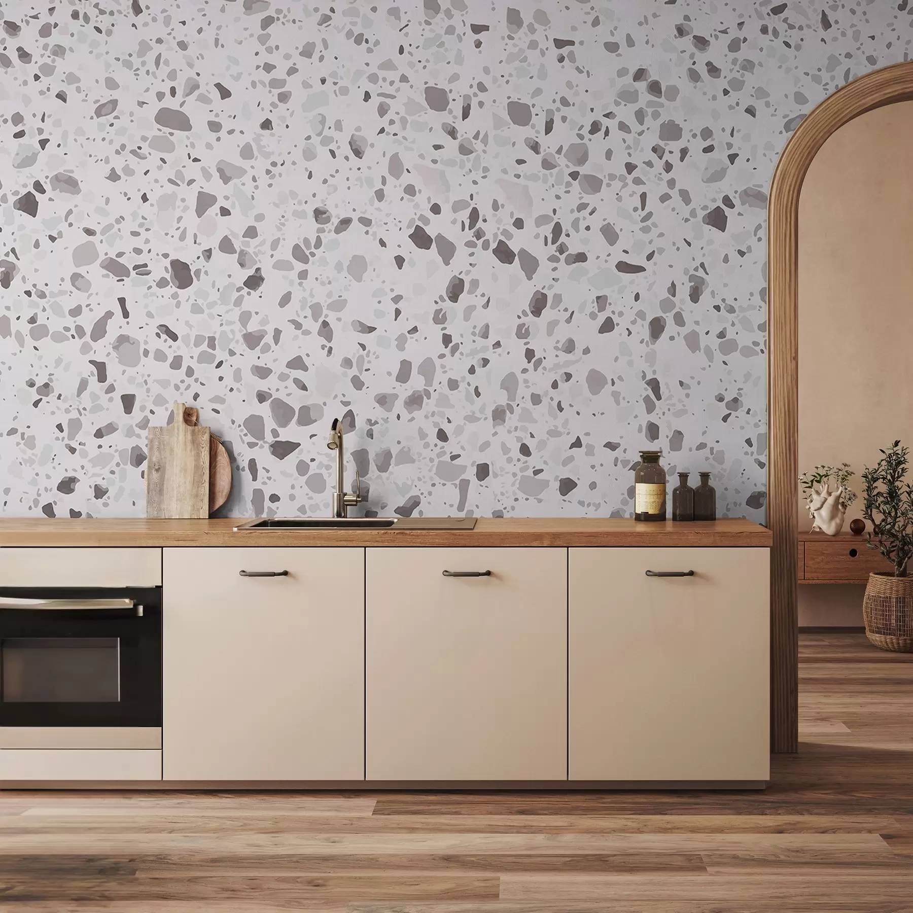 Papier peint Élégante texture de surface mouchetée u99669