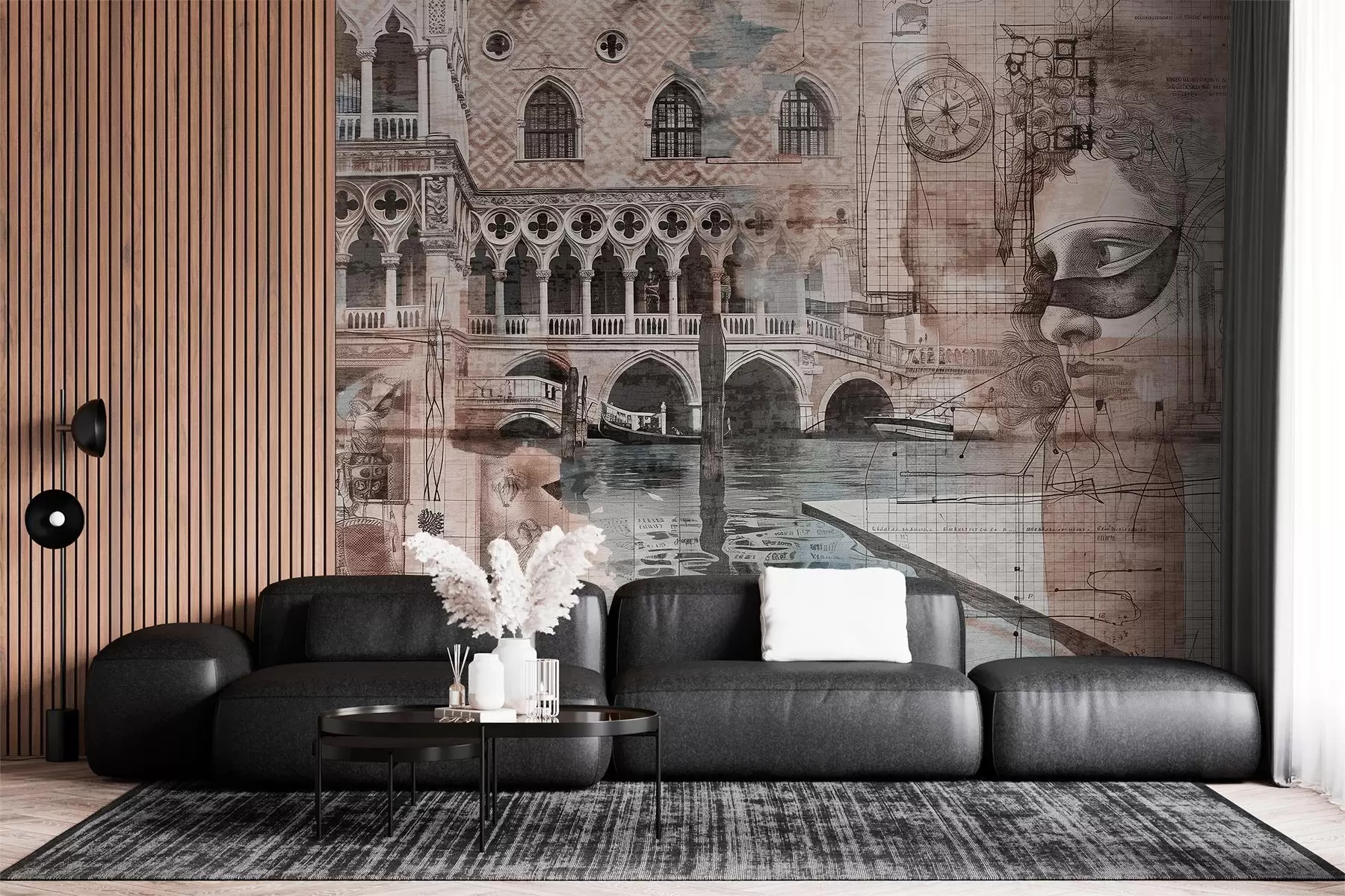 Papier peint Architecture et expressions artistiques vénitiennes w00873