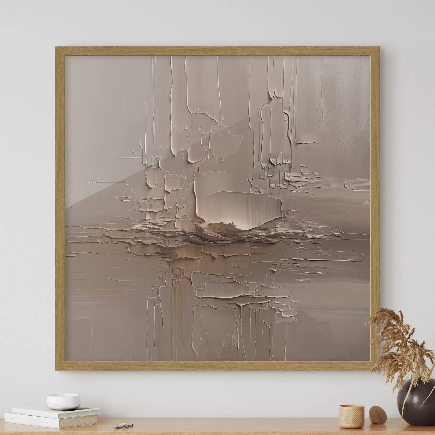 Papier peint Horizon taupe f41356