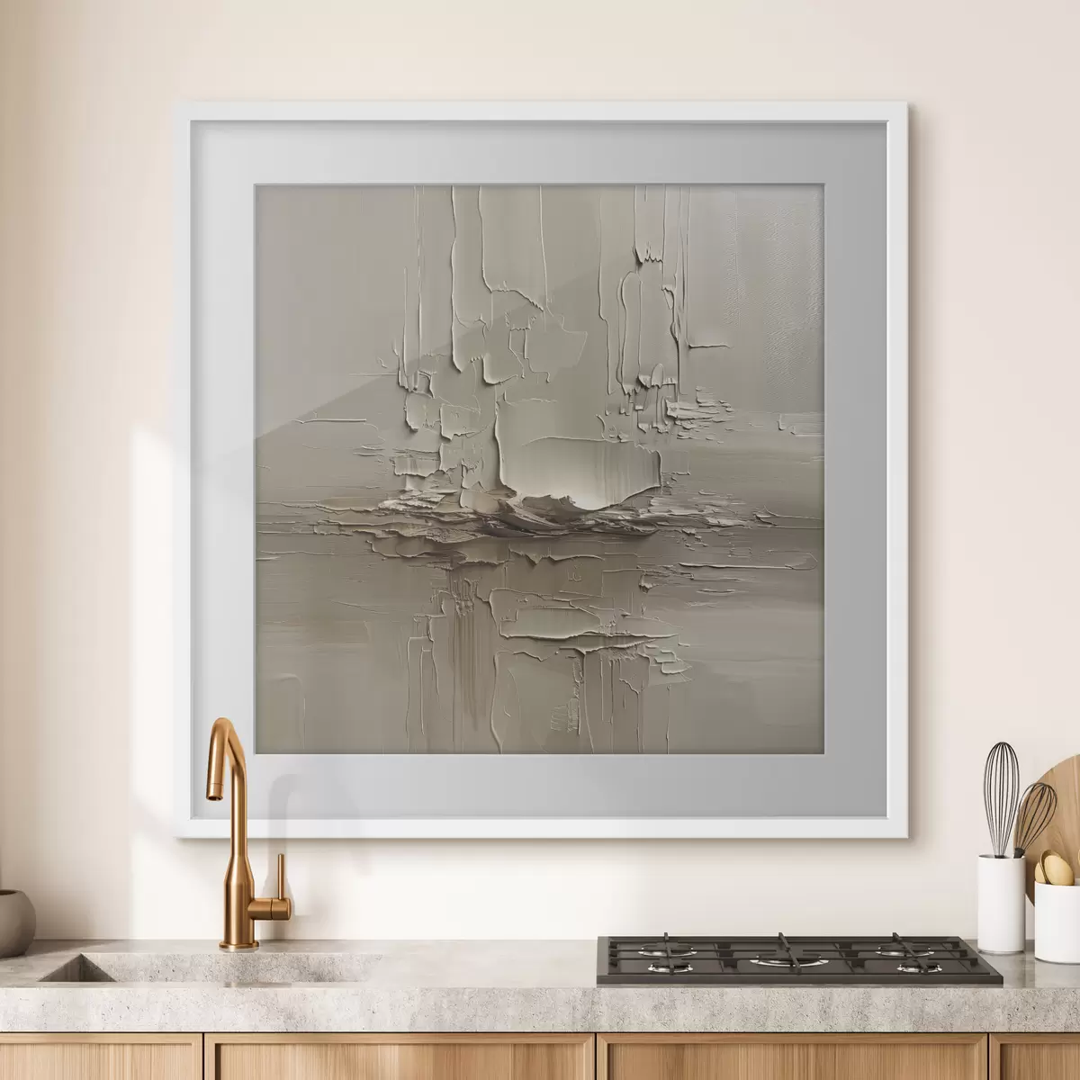 Poster Horizon taupe f41356