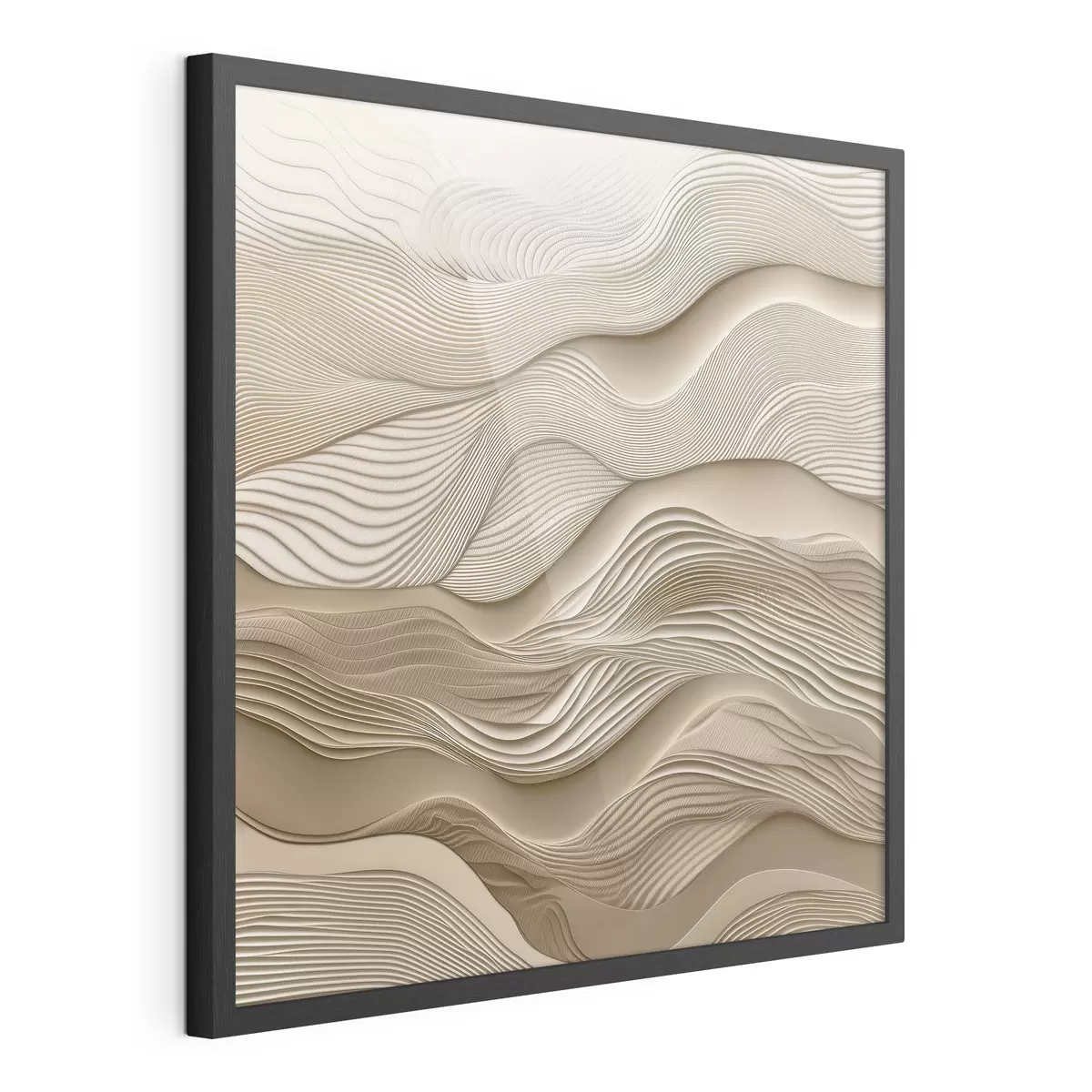 Poster Vagues abstraites avec imitation de texture f41358
