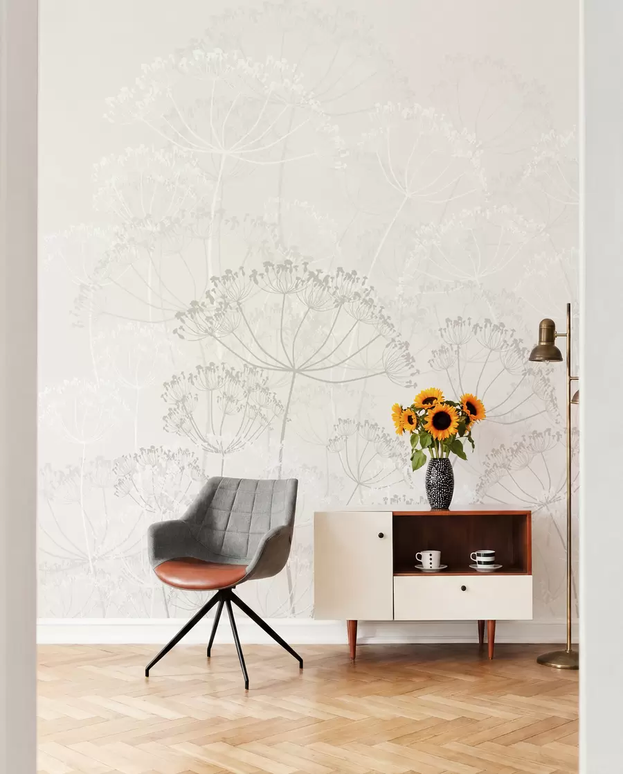 Papier peint Plantes fragiles minimalisme w02105v3