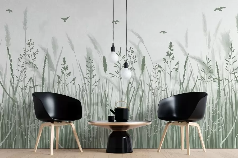 Papier peint Un champ d'épis w02119v2