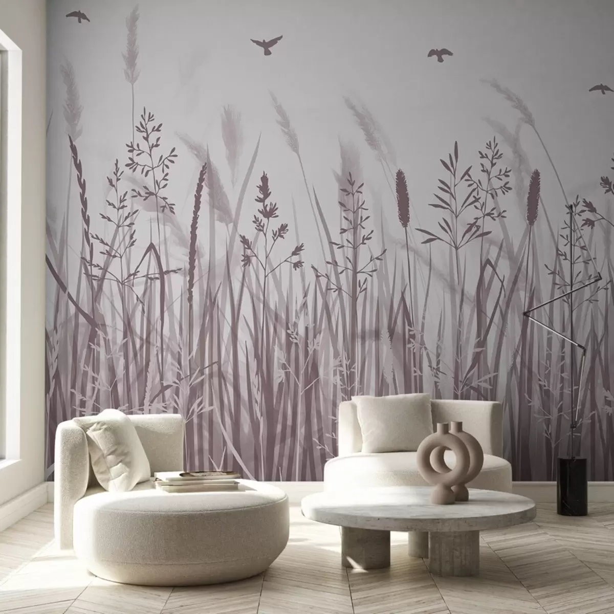 Papier peint Un champ d'épis w02119v3