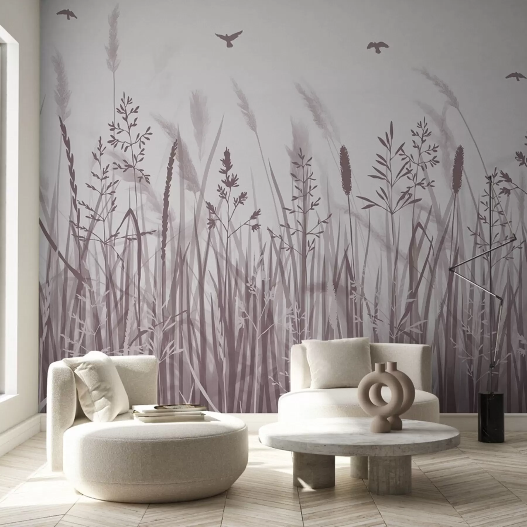 Papier peint Un champ d'épis w02119v3