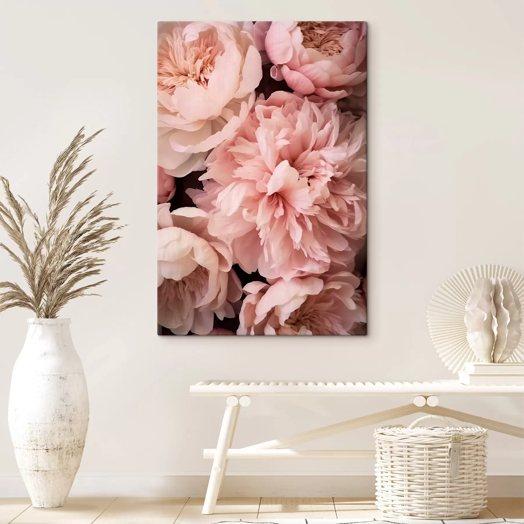 Papier peint Pivoines roses délicates s41489