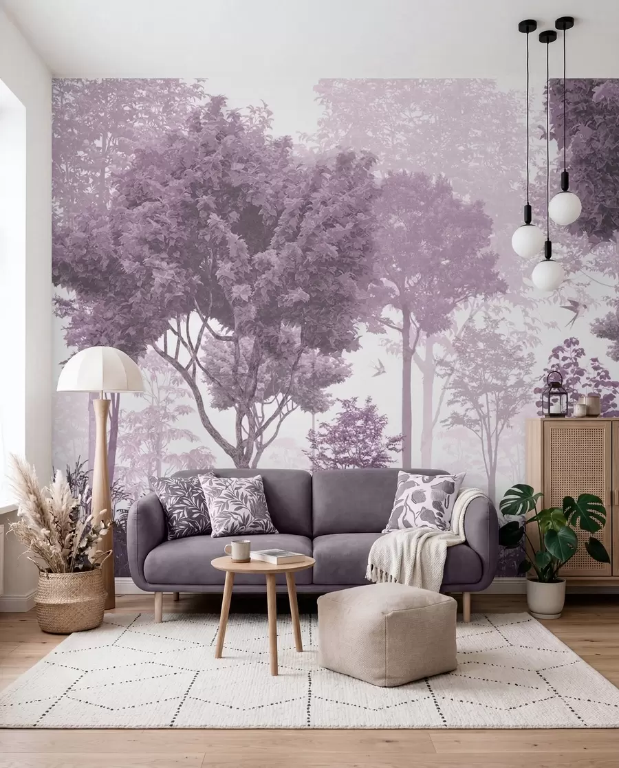 Papier peint Clairière — Mauve u72134v4