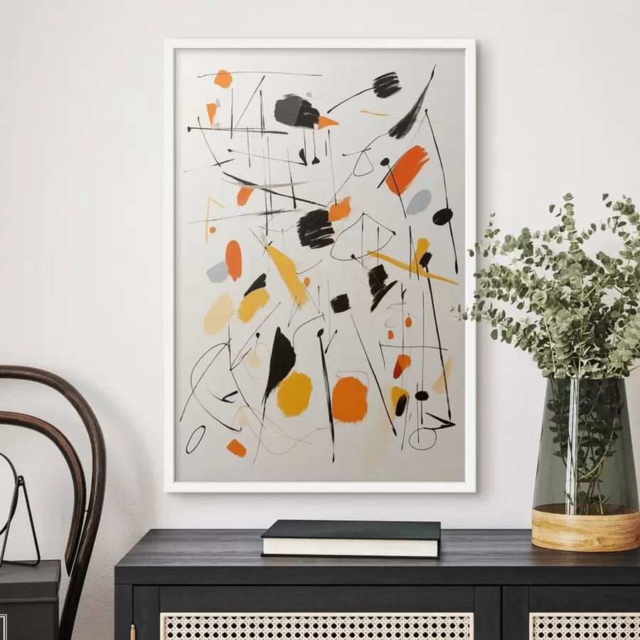 Papier peint Éclaboussures de peinture sur la toile f41596