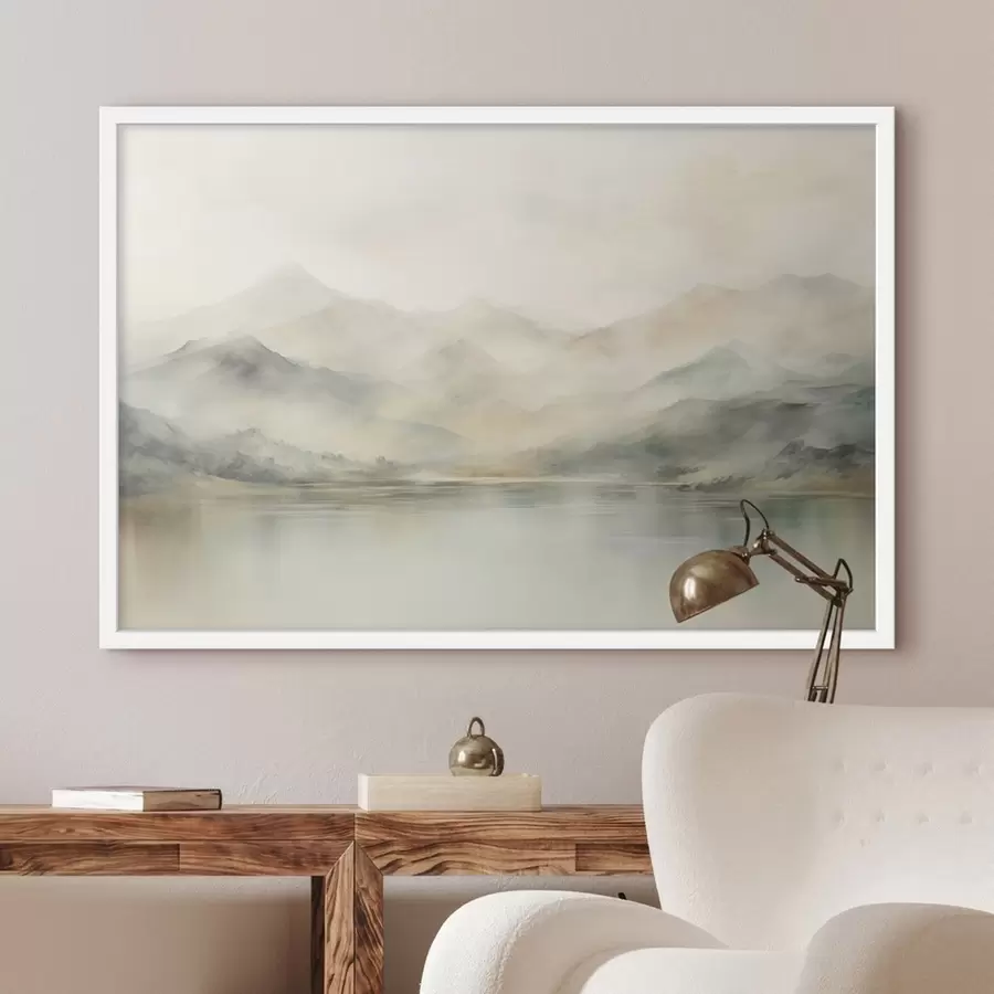 Papier peint Montagnes en aquarelle f41600