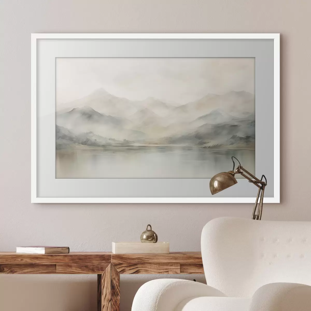 Poster Montagnes en aquarelle f41600