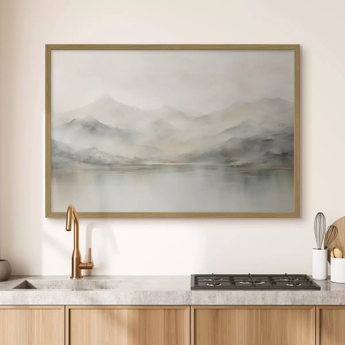 Poster Montagnes en aquarelle f41600