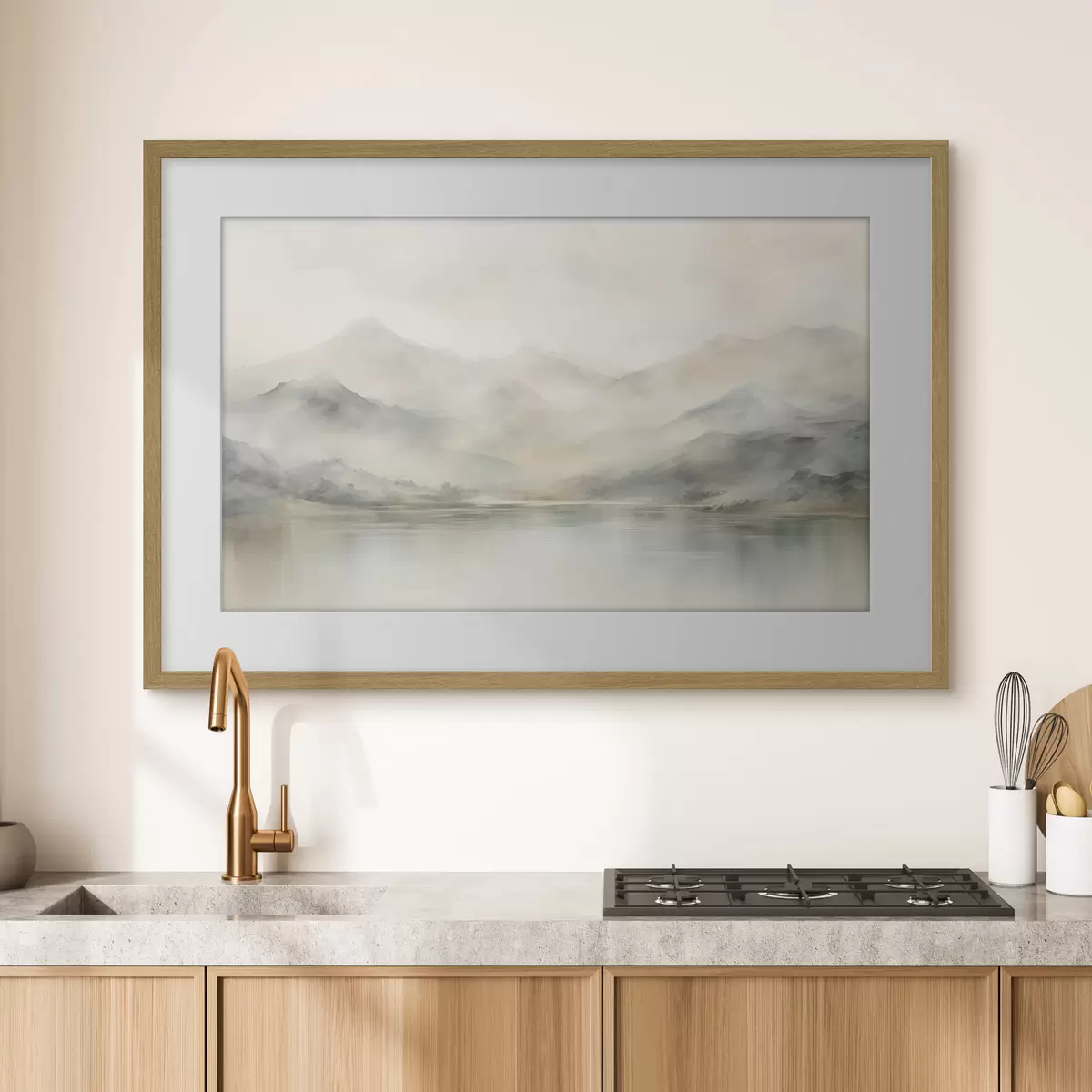 Poster Montagnes en aquarelle f41600