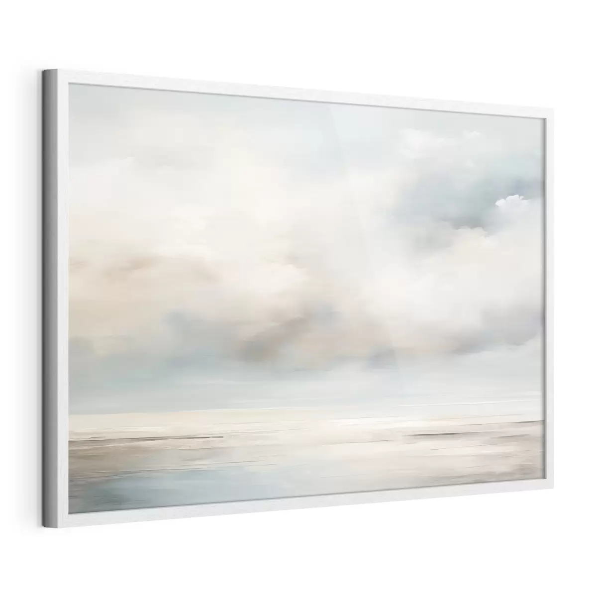 Poster Aquarelle mer et nuages f41602