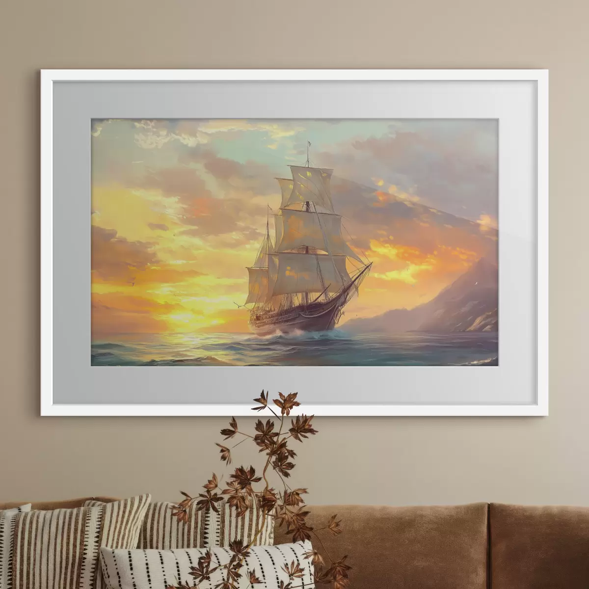 Poster Mer et caresse f41633