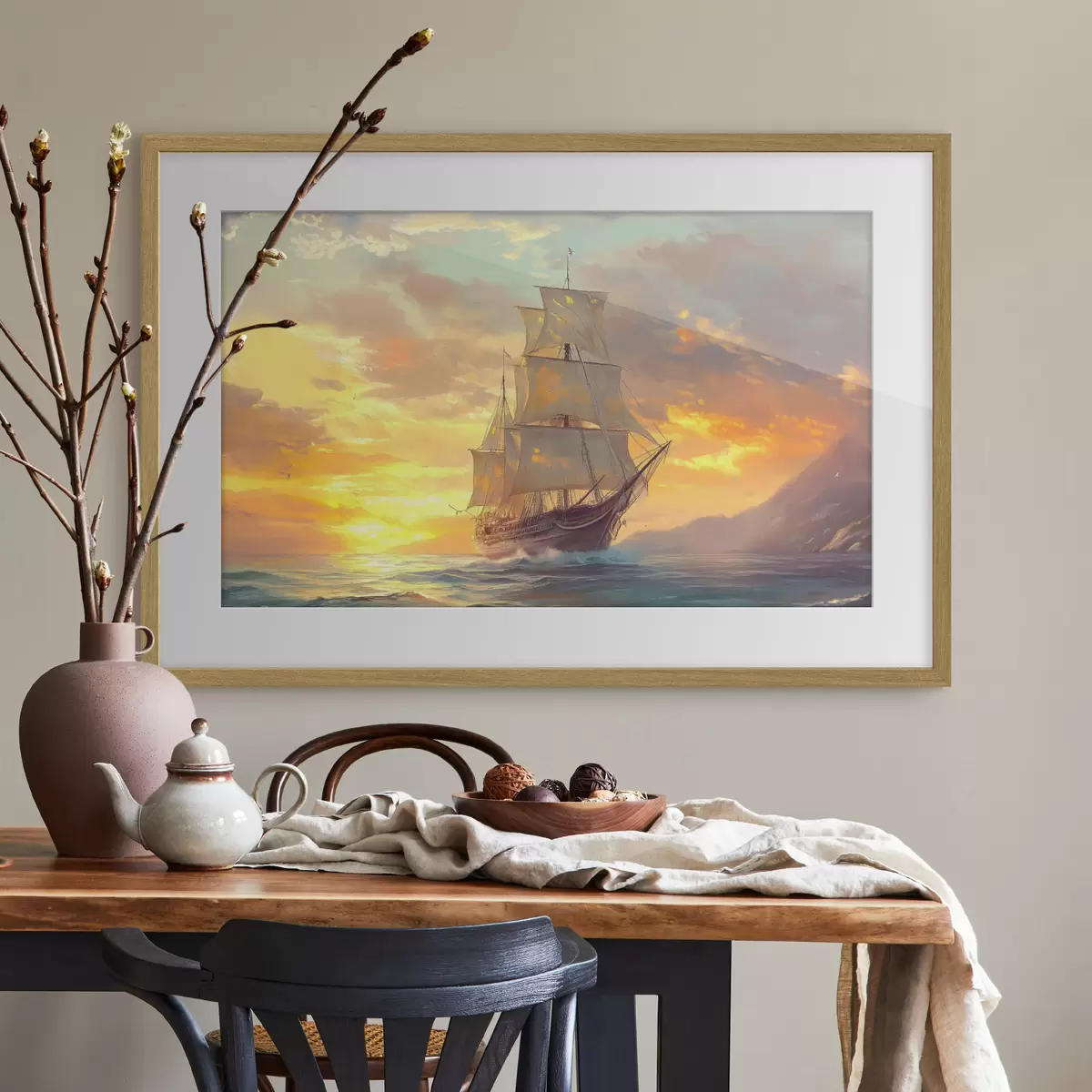Poster Mer et caresse f41633