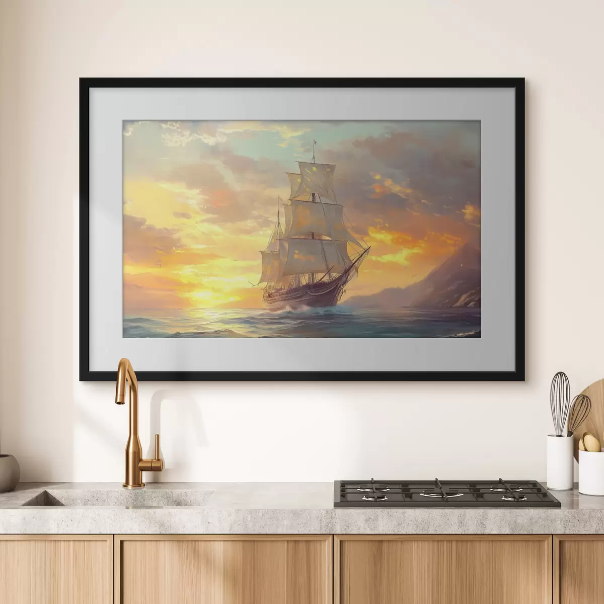 Poster Mer et caresse f41633