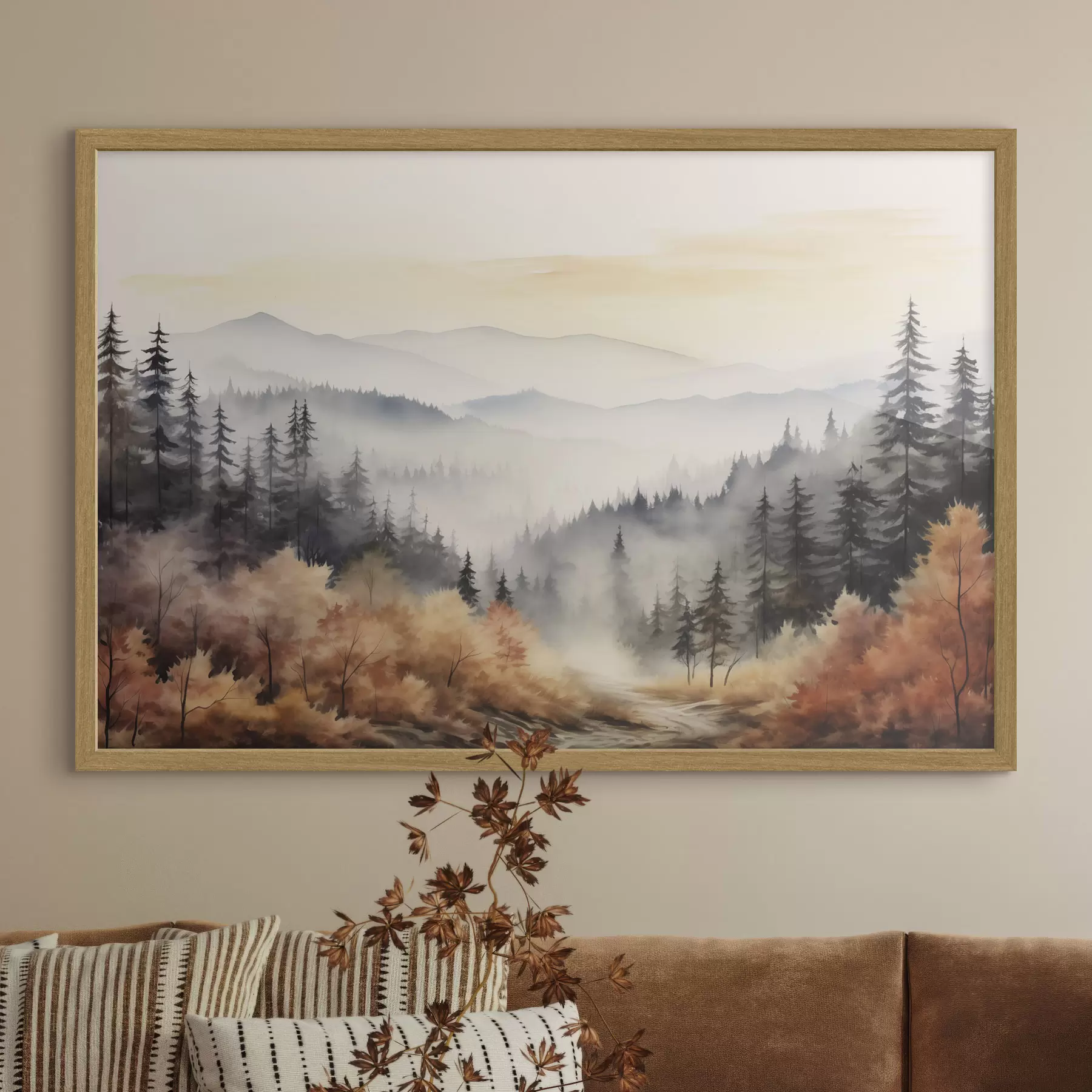 Papier peint Forêt et énigme f41646