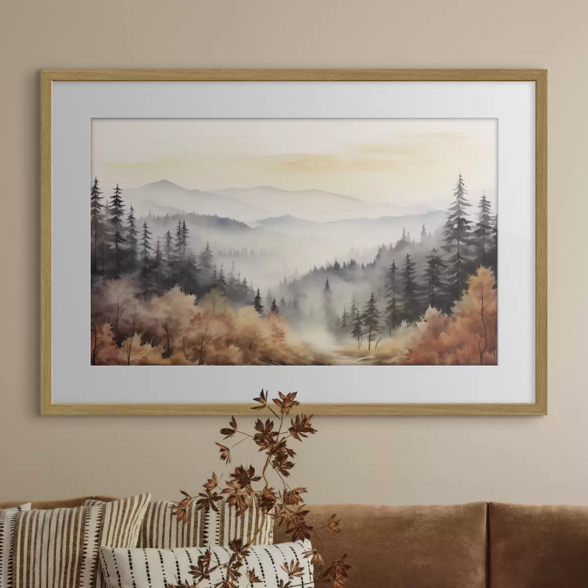 Poster Forêt et énigme f41646