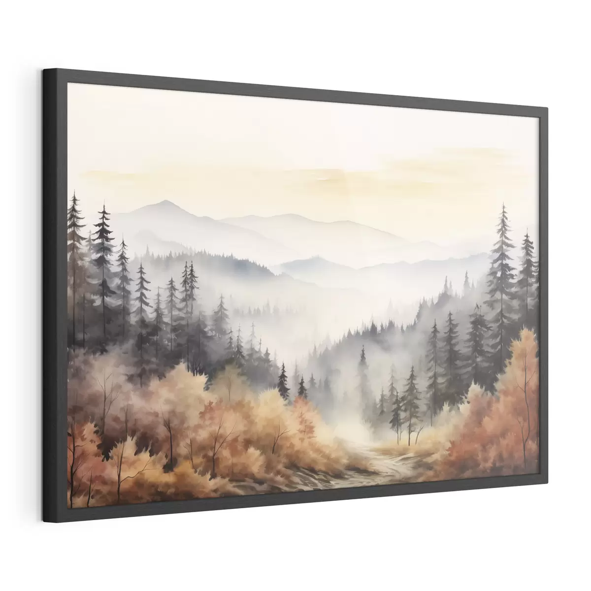 Poster Forêt et énigme f41646