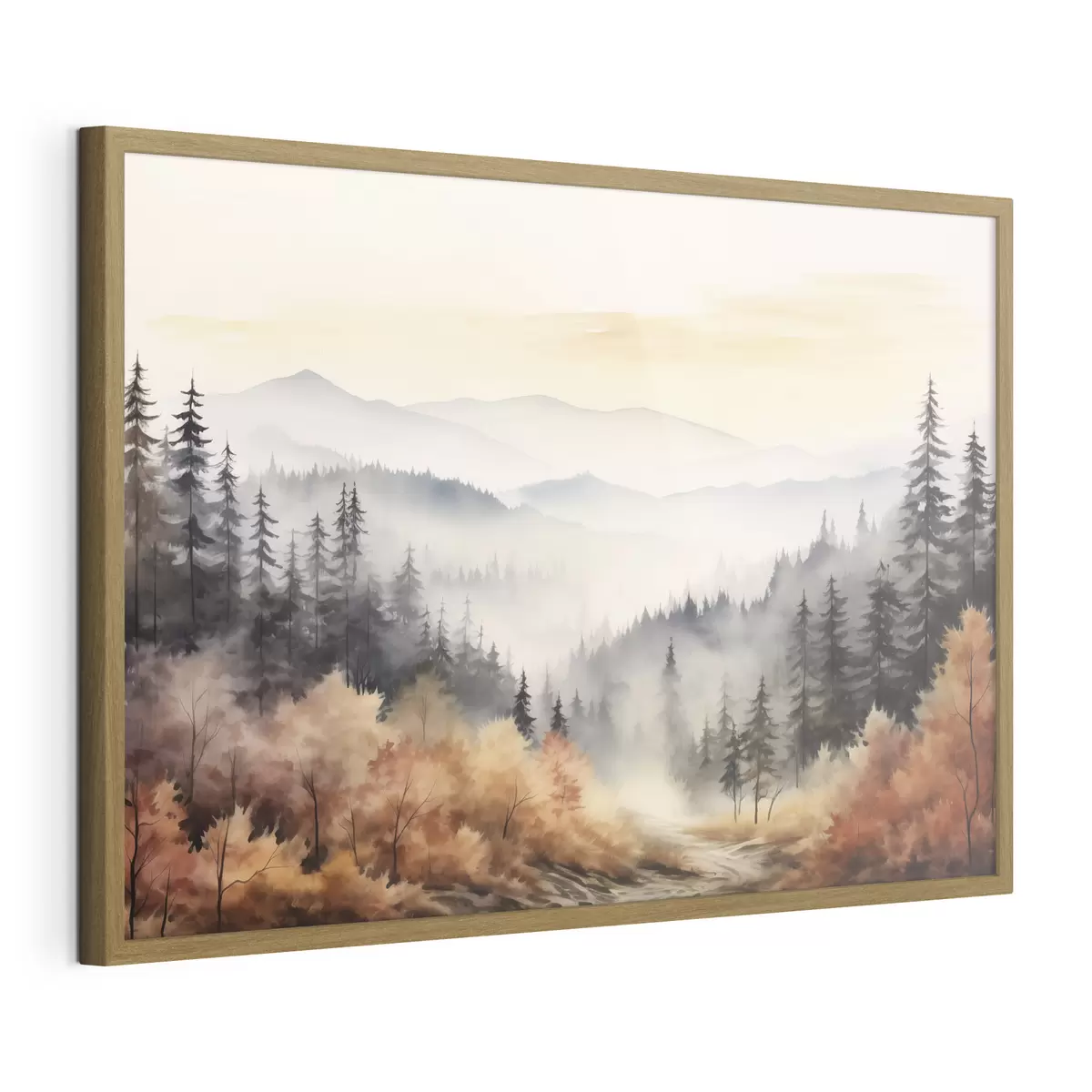 Poster Forêt et énigme f41646
