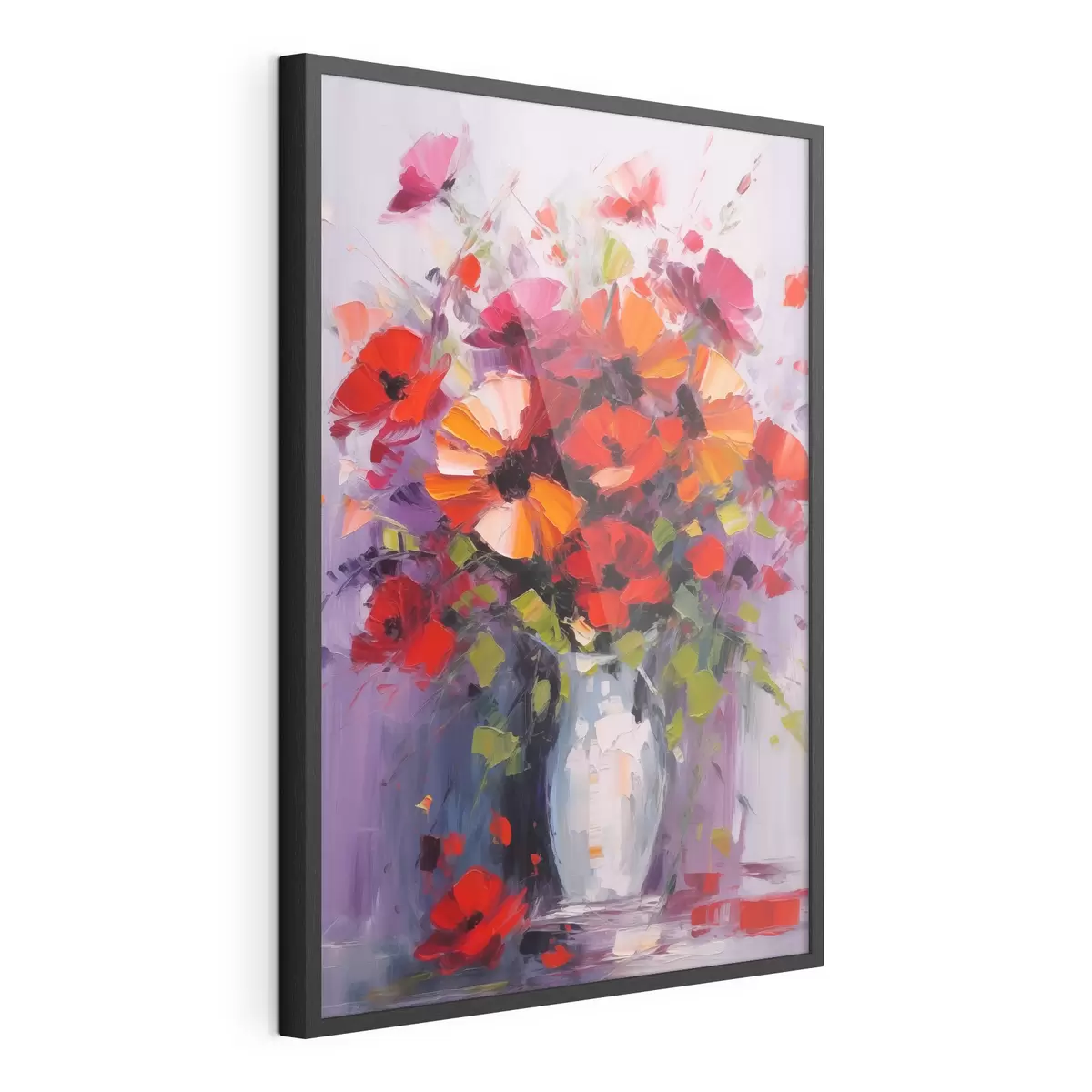 Poster Bouquet de coquelicots rouges f41666