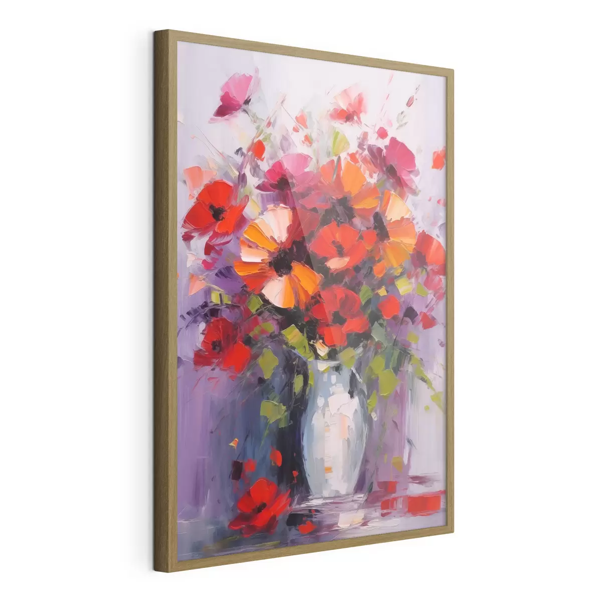 Poster Bouquet de coquelicots rouges f41666