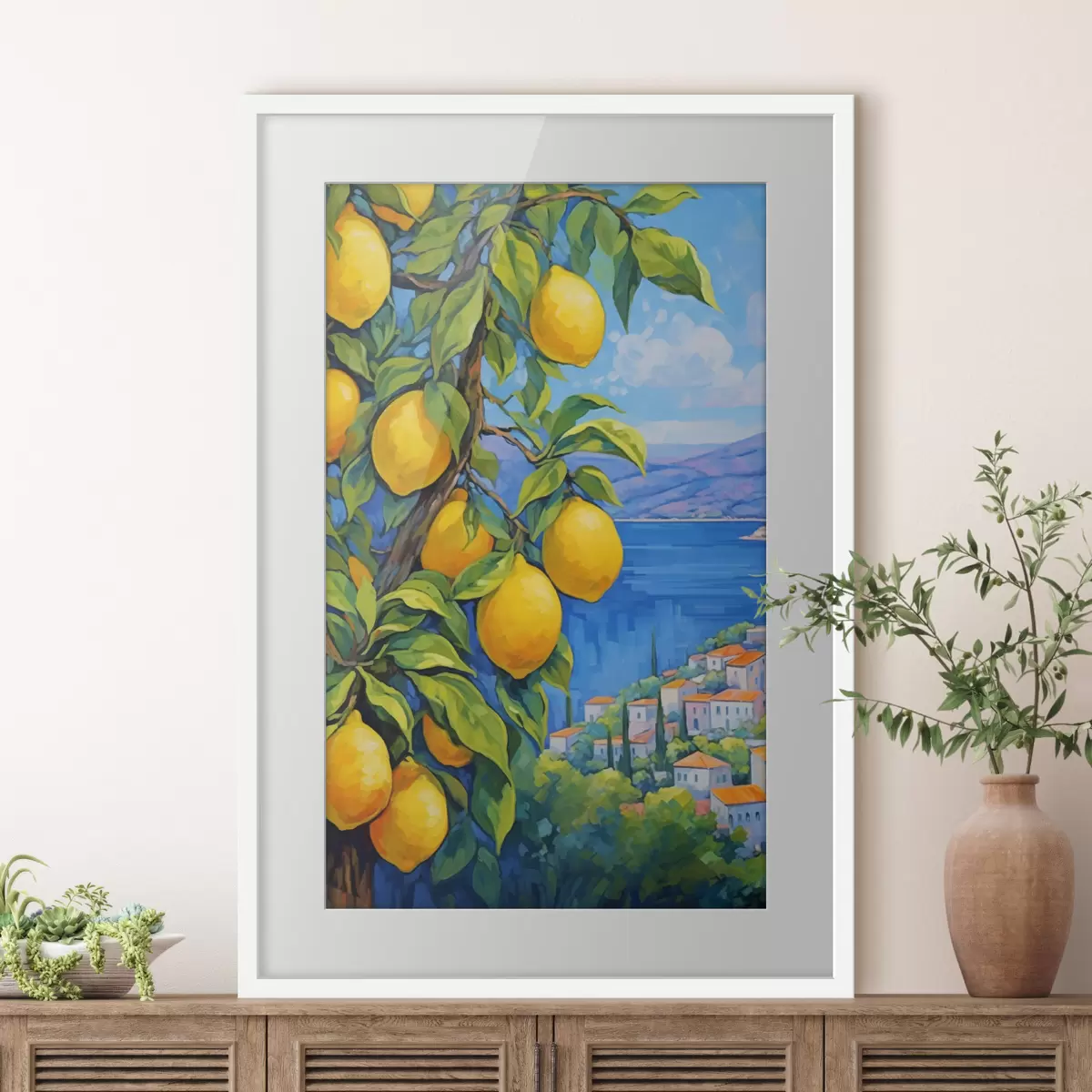 Poster Citrons sur la côte f41667