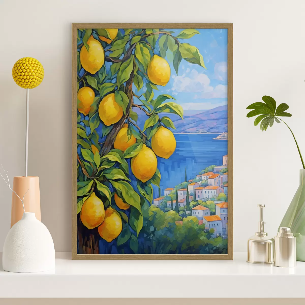 Poster Citrons sur la côte f41667