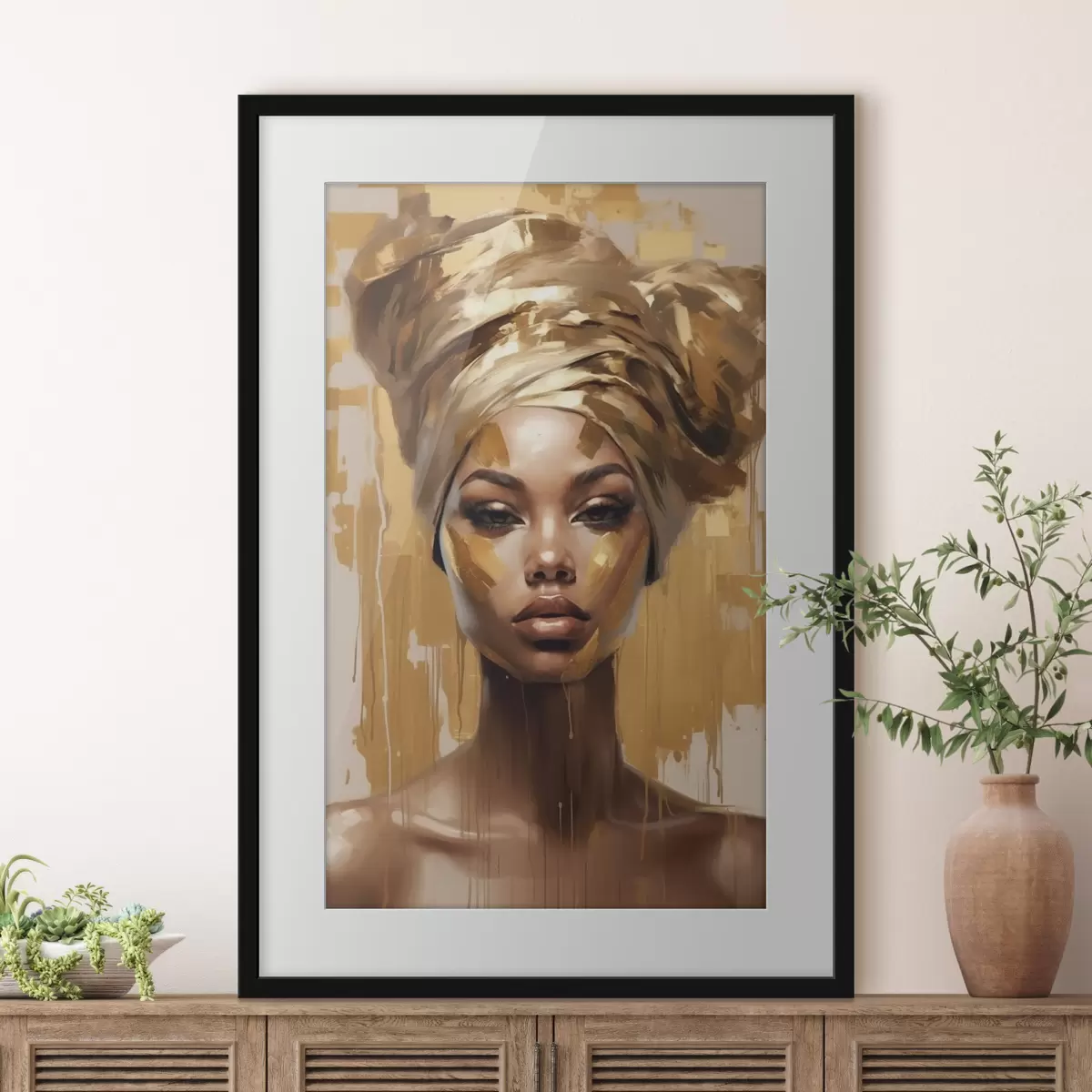 Poster Portrait d'une jeune fille f41686