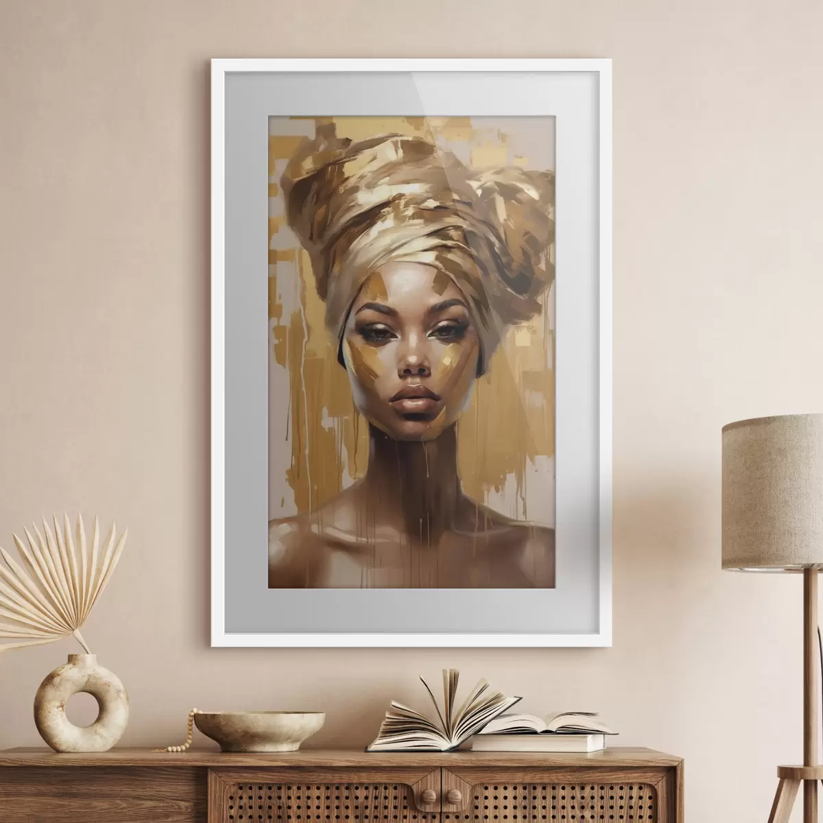 Poster Portrait d'une jeune fille f41686