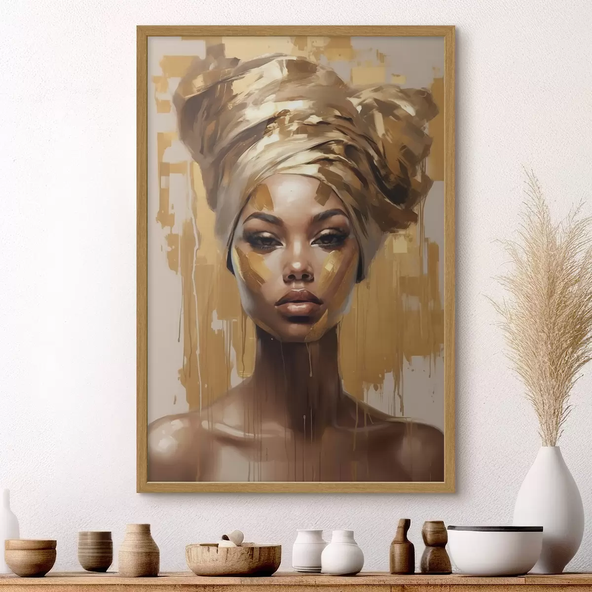 Poster Portrait d'une jeune fille f41686