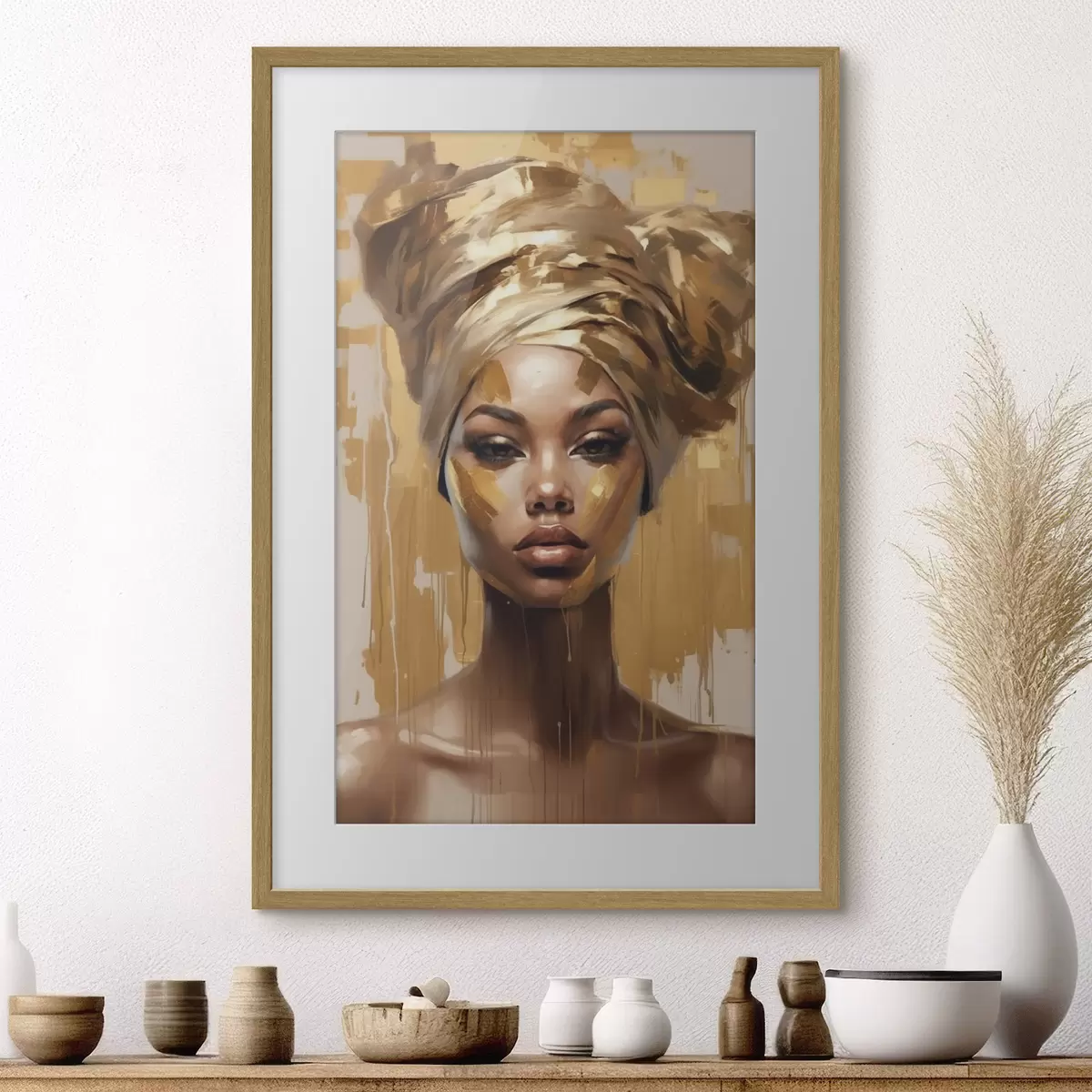 Poster Portrait d'une jeune fille f41686